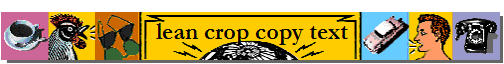 lean crop copy text